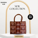 Versace Luxury Brown Designer Handbag – Premium Fashion Statement